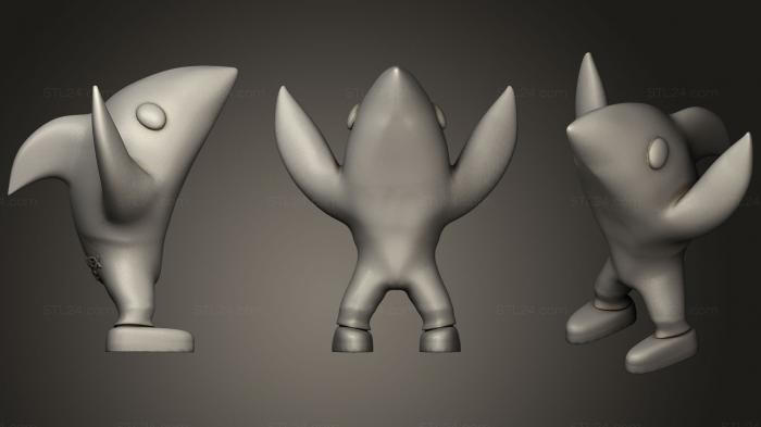 Toys (Left Shark, TOYS_0591) 3D models for cnc